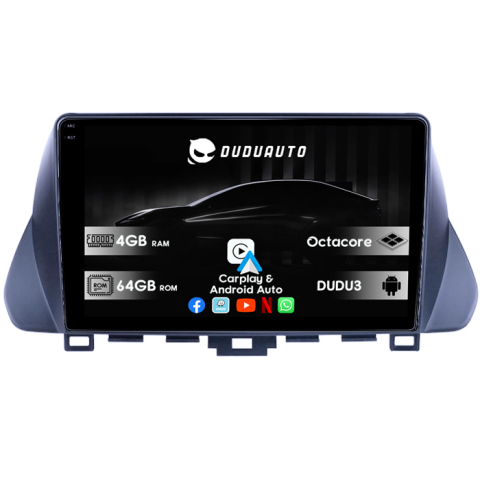 Navigatii Dedicate - Navigatie dedicata Hyundai Lafesta 2019, DUDU3, 4GB RAM 64GB ROM, Octacore, Platforma 8581, Android, Display QLED 9", DSP, Carplay&AndroidAuto