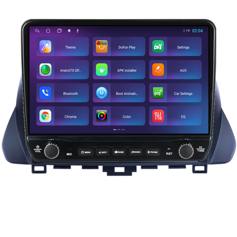 Navigatie dedicata Hyundai Lafesta 2019 Tesla cu butoane rotative model 2024, 4GB RAM 64GB ROM, Procesor Quadcore, Android 14, Display QLED 10", DSP, Carplay&Android Auto [3]