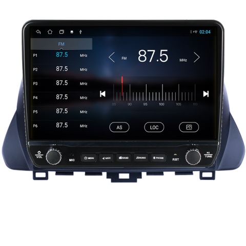 Navigatie dedicata Hyundai Lafesta 2019 Tesla cu butoane rotative model 2024, 4GB RAM 64GB ROM, Procesor Quadcore, Android 14, Display QLED 10", DSP, Carplay&Android Auto [2]