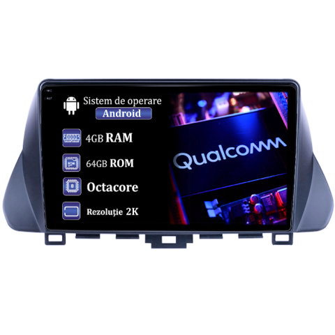 Hyundai - Navigatie dedicata Hyundai Lafesta 2019, 4GB RAM 64GB ROM, Procesor Qualcomm Octacore, Android 14, Rezolutie 2K, Display QLED 9", DSP, Carplay&Android Auto, SIM 4G