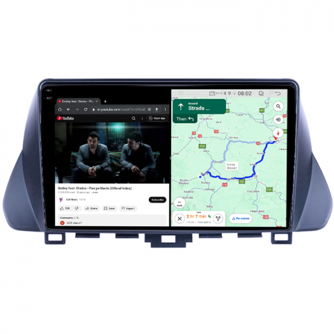 Navigatie dedicata Hyundai Lafesta 2019, 4GB RAM 64GB ROM, Quad Core, Display 9" QLED 1K, Carplay, Android 14, Bluetooth, Magazin Play, Suport Camere AHD [3]