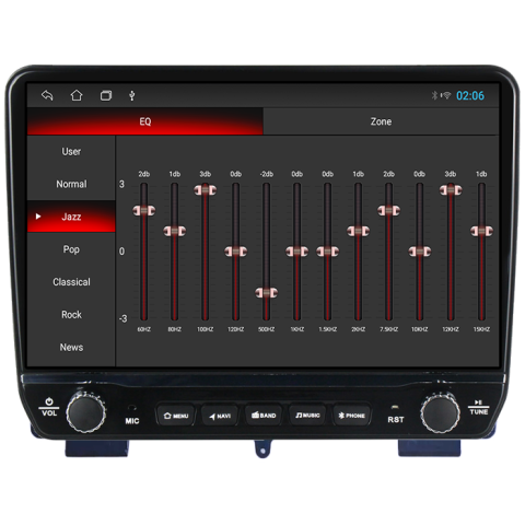 Navigatie dedicata Hyundai Rohens Genesis Coupe Tesla cu butoane rotative model 2024, 4GB RAM 64GB ROM, Procesor Quadcore, Android 14, Display QLED 10", DSP, Carplay&Android Auto [2]