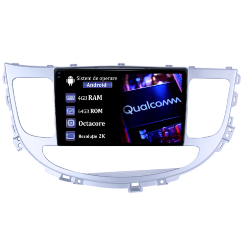 Rohens Genesis 2008-2013 - Navigatie dedicata Hyundai Rohens Genesis 2008-2013, 4GB RAM 64GB ROM, Procesor Qualcomm Octacore, Android 14, Rezolutie 2K, Display QLED 9", DSP, Carplay&Android Auto, SIM 4G