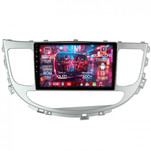 Hyundai - Navigatie dedicata Hyundai Rohens Genesis 2008-2013, 8GB RAM 128GB ROM, Octacore, Platforma TS18, Android 13, Display QLED 9”, Suporta camera 360º, DSP, Carplay&Android Auto, SIM 4G, Ventilator Activ