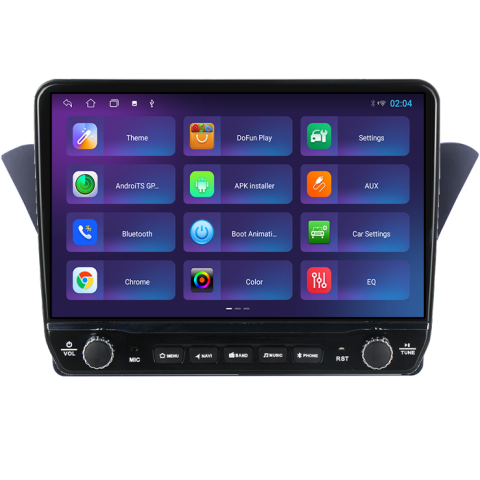 Navigatie dedicata Hyundai Rohens Coupe 2012 Tesla cu butoane rotative model 2024, 4GB RAM 64GB ROM, Procesor Quadcore, Android 14, Display QLED 10", DSP, Carplay&Android Auto [3]