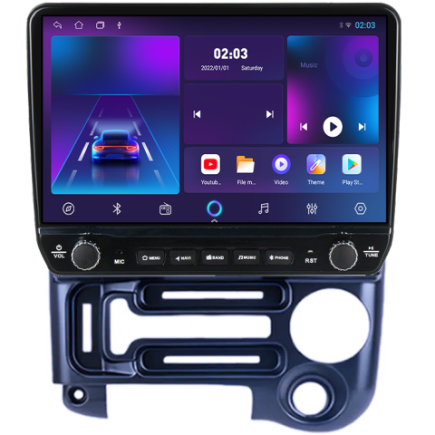Navigatie dedicata Hyundai Santro 2006-2015 Tesla cu butoane rotative model 2024, 4GB RAM 64GB ROM, Procesor Quadcore, Android 14, Display QLED 10", DSP, Carplay&Android Auto [4]