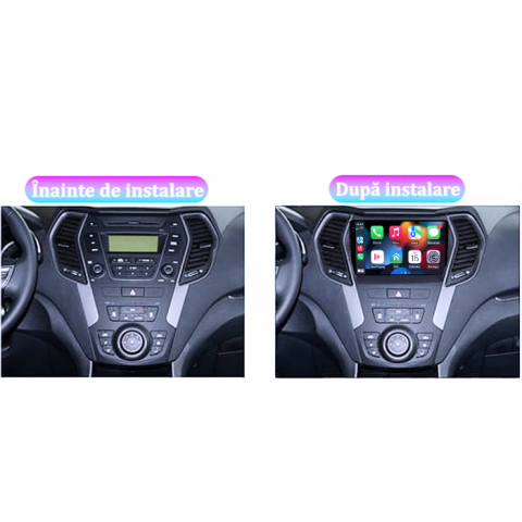 Navigatie dedicata Hyundai Santa Fe ix 45 2012-2017, 4GB RAM 64GB ROM, Procesor Qualcomm Octacore, Android 14, Rezolutie 2K, Display QLED 9", DSP, Carplay&Android Auto, SIM 4G [5]
