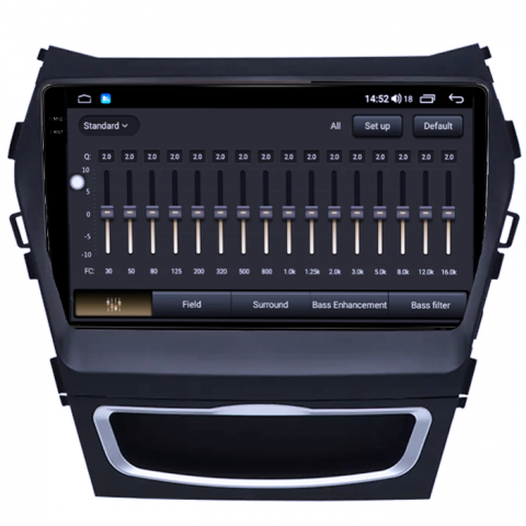 Santa Fe Ix 45 (2012-2017) - Navigatie dedicata Hyundai Santa Fe IX45 2012-2017, 8GB RAM 128GB ROM, Octacore, Platforma 7862, Android 14, Display QLED 9", Suporta camera 360", DSP, Carplay&Androi