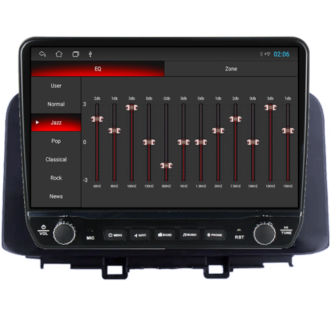 Navigatie dedicata Hyundai Kona 2018-2020 Tesla cu butoane rotative model 2024, 4GB RAM 64GB ROM, Procesor Quadcore, Android 14, Display QLED 10", DSP, Carplay&Android Auto [1]