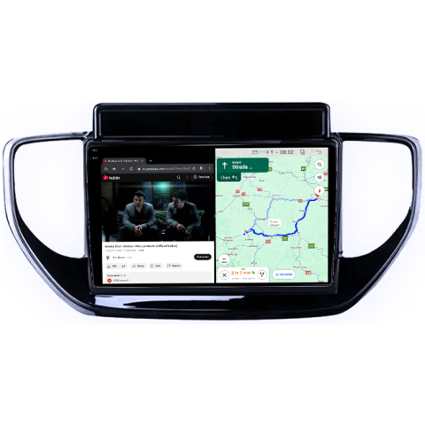 Navigatie dedicata Hyundai Solaris 2 2020-2021, 4GB RAM 64GB ROM, Procesor Qualcomm Octacore, Android 14, Rezolutie 2K, Display QLED 9", DSP, Carplay&Android Auto, SIM 4G [4]