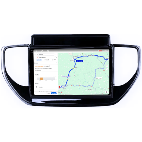 Navigatie dedicata Hyundai Solaris 2 2020-2021, 4GB RAM 64GB ROM, Procesor Qualcomm Octacore, Android 14, Rezolutie 2K, Display QLED 9", DSP, Carplay&Android Auto, SIM 4G [5]
