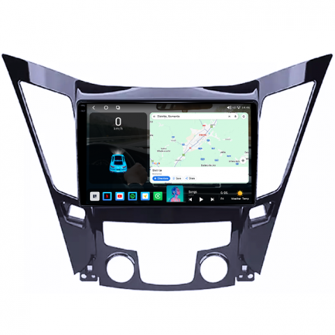 Navigatie dedicata Hyundai Sonata 2009-2014, 4GB RAM 64GB ROM, Octacore, Android 14, Display QLED 1K 9", Carplay&Android Auto, SIM 4G, Ventilator Activ [1]