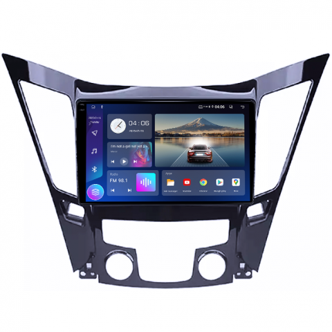 Navigatie dedicata Hyundai Sonata 2009-2014, 4GB RAM 64GB ROM, Quad Core, Display 9" QLED 1K, Carplay, Android 14, Bluetooth, Magazin Play, Suport Camere AHD [1]