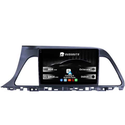 Navigatii Dedicate - Navigatie dedicata Hyundai Sonata9 2015-2018, DUDU3, 4GB RAM 64GB ROM, Octacore, Platforma 8581, Android, Display QLED 9", DSP, Carplay&AndroidAuto