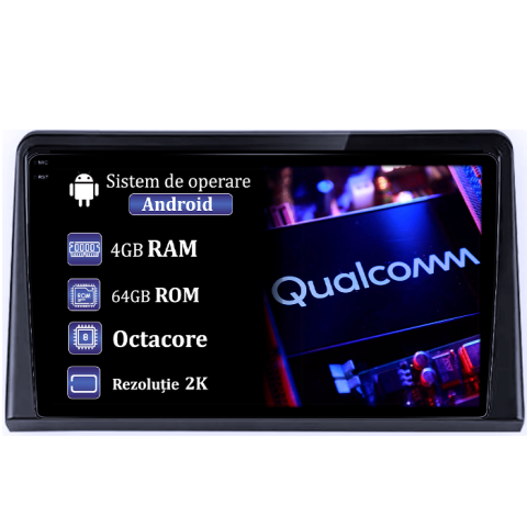 Sonata 7 2017-2019 - Navigatie dedicata Hyundai Sonata 7 2017-2019, 4GB RAM 64GB ROM, Procesor Qualcomm Octacore, Android 14, Rezolutie 2K, Display QLED 9", DSP, Carplay&Android Auto, SIM 4G