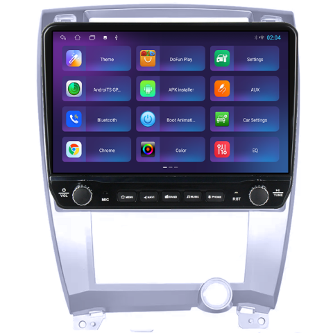 Navigatie dedicata Hyundai Tucson 2001-2009 Tesla cu butoane rotative model 2024, 4GB RAM 64GB ROM, Procesor Quadcore, Android 14, Display QLED 10", DSP, Carplay&Android Auto [3]