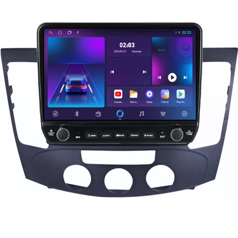 Navigatie dedicata Hyundai Sonata NF 2009 Tesla cu butoane rotative model 2024, 4GB RAM 64GB ROM, Procesor Quadcore, Android 14, Display QLED 10", DSP, Carplay&Android Auto [5]