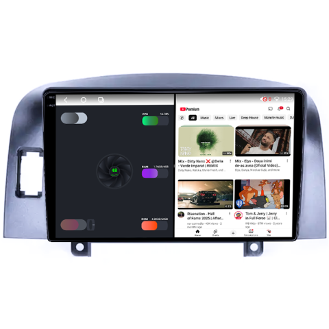 Navigatie dedicata Hyundai Sonata NF 2006, 4GB RAM 64GB ROM, Procesor Qualcomm Octacore, Android 14, Rezolutie 2K, Display QLED 9", DSP, Carplay&Android Auto, SIM 4G [4]