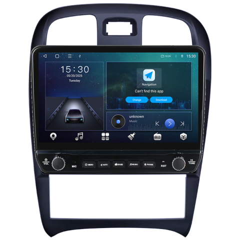 Navigatie dedicata Hyundai Sonata Fe 2004-2012 Tesla cu butoane rotative model 2024, 4GB RAM 64GB ROM, Procesor Quadcore, Android 14, Display QLED 10", DSP, Carplay&Android Auto [5]