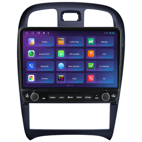 Navigatie dedicata Hyundai Sonata Fe 2004-2012 Tesla cu butoane rotative model 2024, 4GB RAM 64GB ROM, Procesor Quadcore, Android 14, Display QLED 10", DSP, Carplay&Android Auto [2]