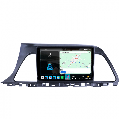 Navigatie dedicata Hyundai Sonata9 2015-2018, 4GB RAM 64GB ROM, Octacore, Android 14, Display QLED 1K 9", Carplay&Android Auto, SIM 4G, Ventilator Activ [1]