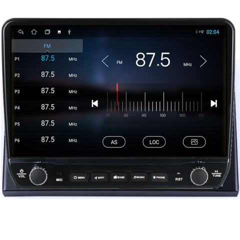 Navigatie dedicata Hyundai Sonata 7 2017-2019 Tesla cu butoane rotative model 2024, 4GB RAM 64GB ROM, Procesor Quadcore, Android 14, Display QLED 10", DSP, Carplay&Android Auto [2]