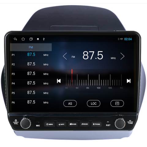 Navigatie dedicata Hyundai Tucson 2009-2015 Ix 35 Tesla cu butoane rotative model 2024, 4GB RAM 64GB ROM, Procesor Quadcore, Android 14, Display QLED 10", DSP, Carplay&Android Auto [2]