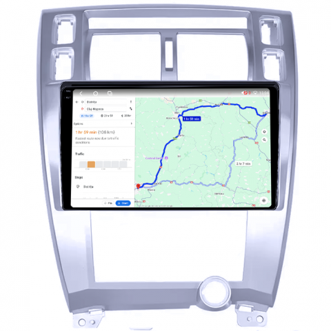 Navigatie dedicata Hyundai Tucson 2004-2009, 4GB RAM 64GB ROM, Octacore, Android 14, Display QLED 1K 10", Carplay&Android Auto, SIM 4G, Ventilator Activ [3]