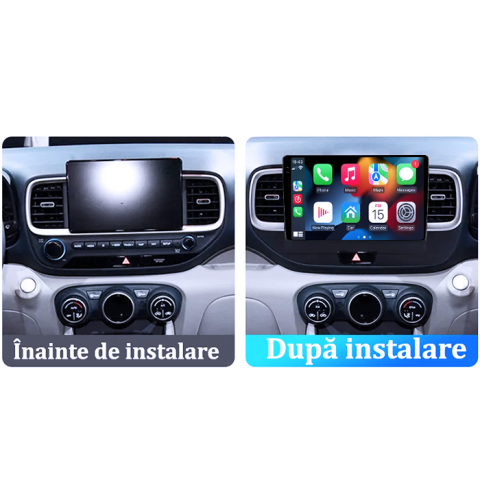 Navigatie dedicata Hyundai Venue 2019-2020, 4GB RAM 64GB ROM, Procesor Qualcomm Octacore, Android 14, Rezolutie 2K, Display QLED 9", DSP, Carplay&Android Auto, SIM 4G [6]