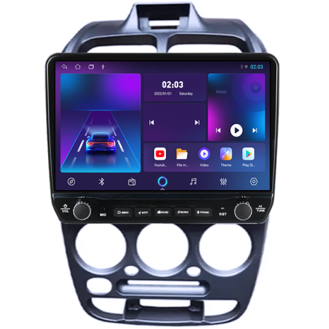 Navigatie dedicata Hyundai VERNA 1999 Tesla cu butoane rotative model 2024, 4GB RAM 64GB ROM, Procesor Quadcore, Android 14, Display QLED 10", DSP, Carplay&Android Auto [5]