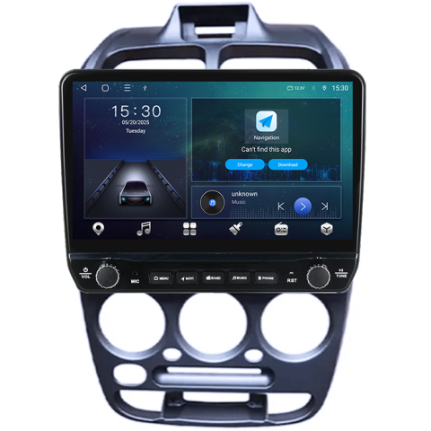 Navigatie dedicata Hyundai VERNA 1999 Tesla cu butoane rotative model 2024, 4GB RAM 64GB ROM, Procesor Quadcore, Android 14, Display QLED 10", DSP, Carplay&Android Auto [6]