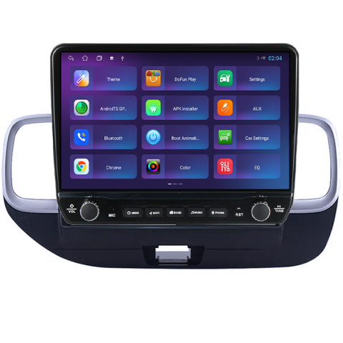 Navigatie dedicata Hyundai Venue 2019-2020 Tesla cu butoane rotative model 2024, 4GB RAM 64GB ROM, Procesor Quadcore, Android 14, Display QLED 10", DSP, Carplay&Android Auto [3]