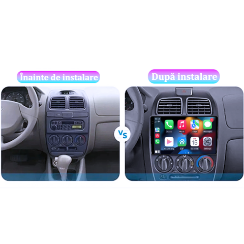 Navigatie dedicata Hyundai Verna 1999, 4GB RAM 64GB ROM, Procesor Qualcomm Octacore, Android 14, Rezolutie 2K, Display QLED 9", DSP, Carplay&Android Auto, SIM 4G [6]