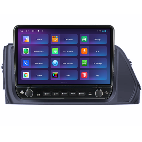 Navigatie dedicata Hyundai Verna 2017-2020 Tesla cu butoane rotative model 2024, 4GB RAM 64GB ROM, Procesor Quadcore, Android 14, Display QLED 10", DSP, Carplay&Android Auto [3]