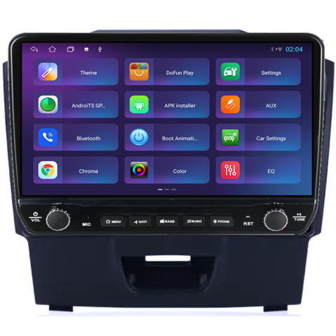 Navigatie dedicata Isuzu D-Max 2017 Tesla cu butoane rotative model 2024, 4GB RAM 64GB ROM, Procesor Quadcore, Android 14, Display QLED 10", DSP, Carplay&Android Auto [3]