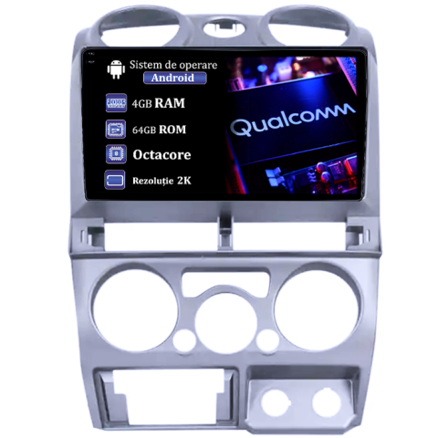 D-Max 2007-2011 - Navigatie dedicata Isuzu D-Max 2008-2011, 4GB RAM 64GB ROM, Procesor Qualcomm Octacore, Android 14, Rezolutie 2K, Display QLED 9", DSP, Carplay&Android Auto, SIM 4G