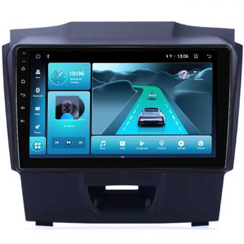 Navigatie dedicata Isuzu D-Max 2017, 8GB RAM 128GB ROM, Octacore, Platforma TS18, Android 13, Display QLED 9”, Suporta camera 360º, DSP, Carplay&Android Auto, SIM 4G, Ventilator Activ [2]