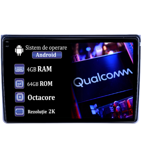 C-max (2003-2010) - Navigatie dedicata Ford C-Max 2003-2010, 4GB RAM 64GB ROM, Procesor Qualcomm Octacore, Android 14, Rezolutie 2K, Display QLED 9", DSP, Carplay&Android Auto, SIM