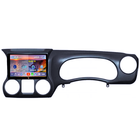 Navigatii Dedicate - Navigatie dedicata Jeep Wrangler 2014-2016, 4GB RAM 64GB ROM, Octacore, Android 14, Display QLED 9", DSP, Carplay&Android Auto, SIM 4G, Ventilator Activ