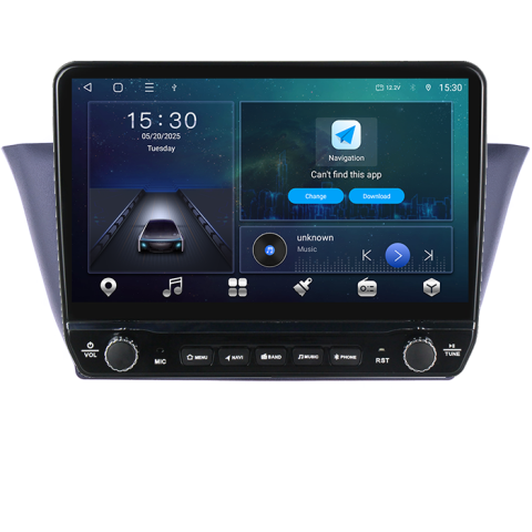 Navigatie dedicata Iveco Klen, RV Tesla cu butoane rotative model 2024, 4GB RAM 64GB ROM, Procesor Quadcore, Android 14, Display QLED 10", DSP, Carplay&Android Auto [5]