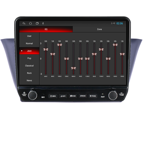 Navigatie dedicata Iveco Klen, RV Tesla cu butoane rotative model 2024, 4GB RAM 64GB ROM, Procesor Quadcore, Android 14, Display QLED 10", DSP, Carplay&Android Auto [1]