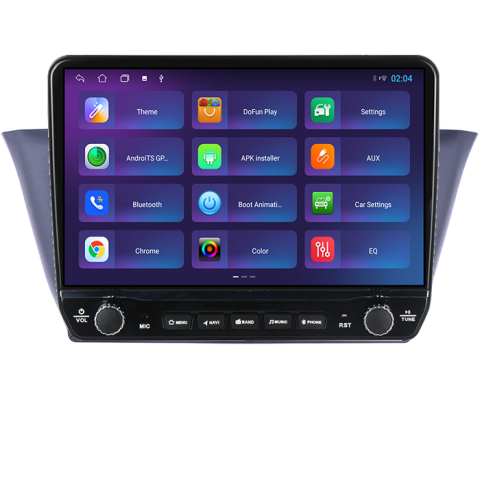 Navigatie dedicata Iveco Klen, RV Tesla cu butoane rotative model 2024, 4GB RAM 64GB ROM, Procesor Quadcore, Android 14, Display QLED 10", DSP, Carplay&Android Auto [3]
