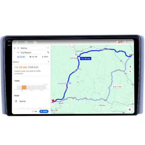 Navigatie dedicata Iveco Daily 2018, 4GB RAM 64GB ROM, Procesor Qualcomm Octacore, Android 14, Rezolutie 2K, Display QLED 9", DSP, Carplay&Android Auto, SIM 4G [3]