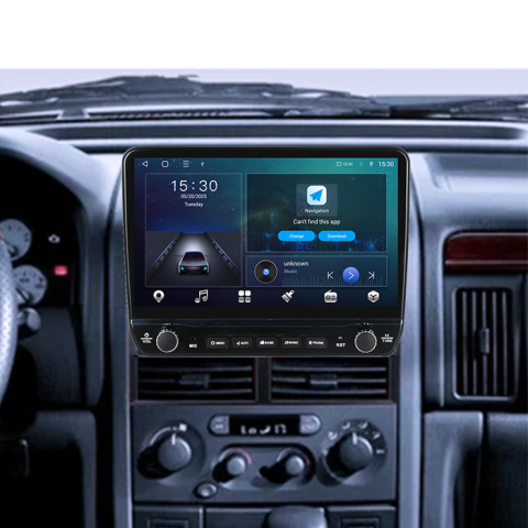 Navigatie dedicata Jeep Grand Cherokee 1999-2005 Tesla cu butoane rotative model 2024, 4GB RAM 64GB ROM, Procesor Quadcore, Android 14, Display QLED 10", DSP, Carplay&Android Auto [6]