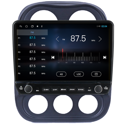 Navigatie dedicata Jeep Compass Patriot 2010-2016 Tesla cu butoane rotative model 2024, 4GB RAM 64GB ROM, Procesor Quadcore, Android 14, Display QLED 10", DSP, Carplay&Android Auto [2]