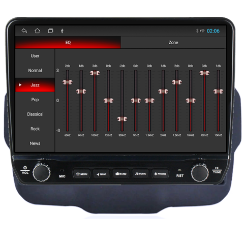 Navigatie dedicata Jeep Renegade 2014-2018 Tesla cu butoane rotative model 2024, 4GB RAM 64GB ROM, Procesor Quadcore, Android 14, Display QLED 10", DSP, Carplay&Android Auto [2]