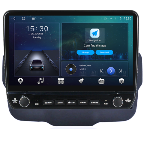 Navigatie dedicata Jeep Renegade 2014-2018 Tesla cu butoane rotative model 2024, 4GB RAM 64GB ROM, Procesor Quadcore, Android 14, Display QLED 10", DSP, Carplay&Android Auto [5]