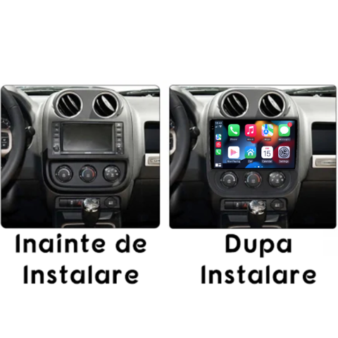 Navigatie dedicata Jeep Compass Patriot 2010-2016, 4GB RAM 64GB ROM, Procesor Qualcomm Octacore, Android 14, Rezolutie 2K, Display QLED 10", DSP, Carplay&Android Auto, SIM 4G [6]