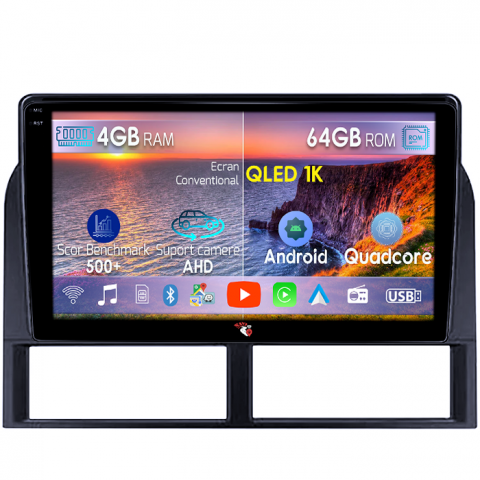 Grand Cherokee 1999-2005 - Navigatie dedicata Jeep Grand Cherokee 1999-2005, 4GB RAM 64GB ROM, Octacore, Android 14, Display QLED 1K 9", Carplay&Android Auto, SIM 4G, Ventilator Activ
