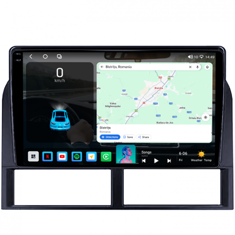 Navigatie dedicata Jeep Grand Cherokee 1999-2005, 4GB RAM 64GB ROM, Octacore, Android 14, Display QLED 1K 9", Carplay&Android Auto, SIM 4G, Ventilator Activ [1]